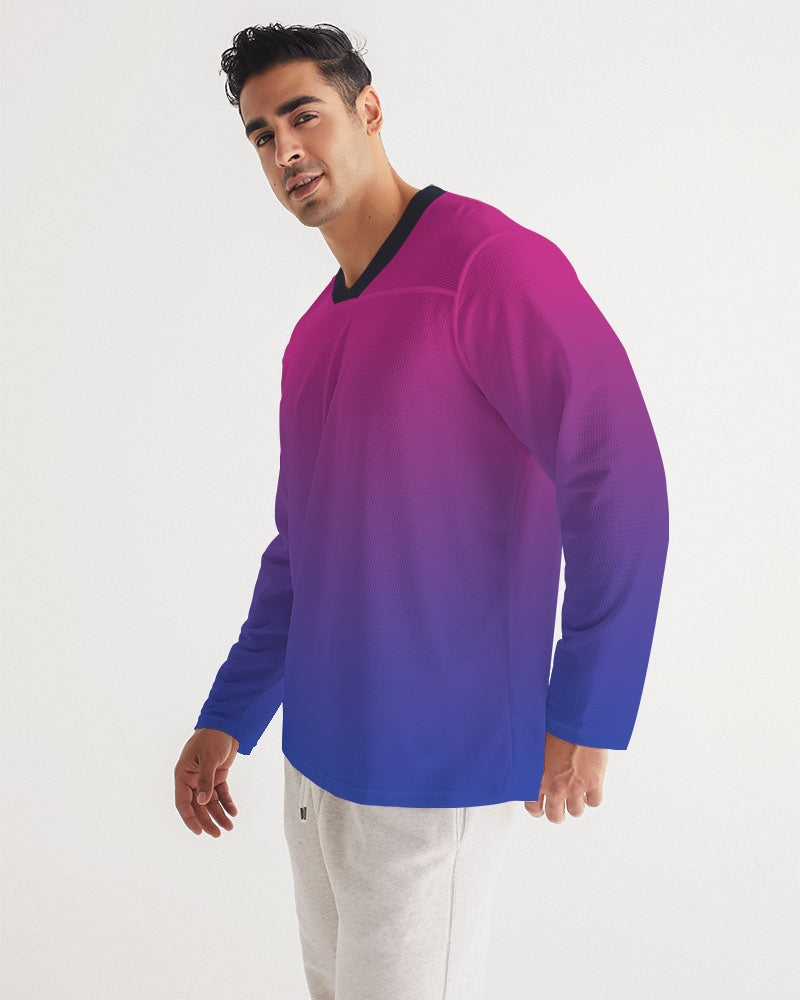 Bisexual Pride Flag Ombre Long Sleeve Jersey