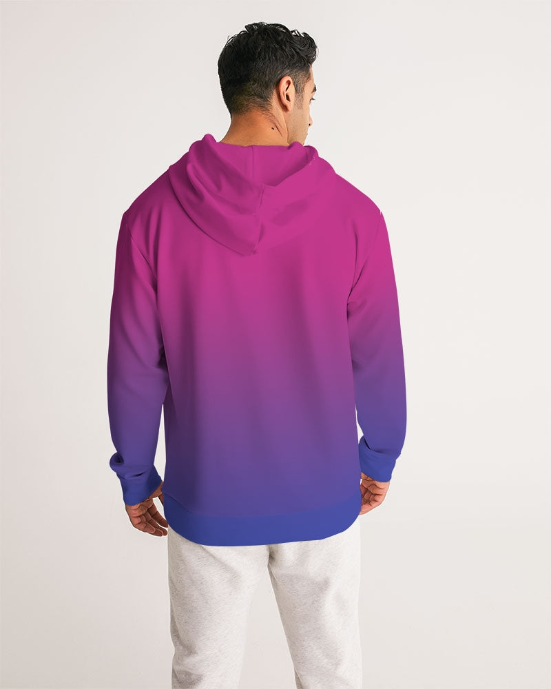 Bisexual Pride Flag Ombre Pullover Hoodie