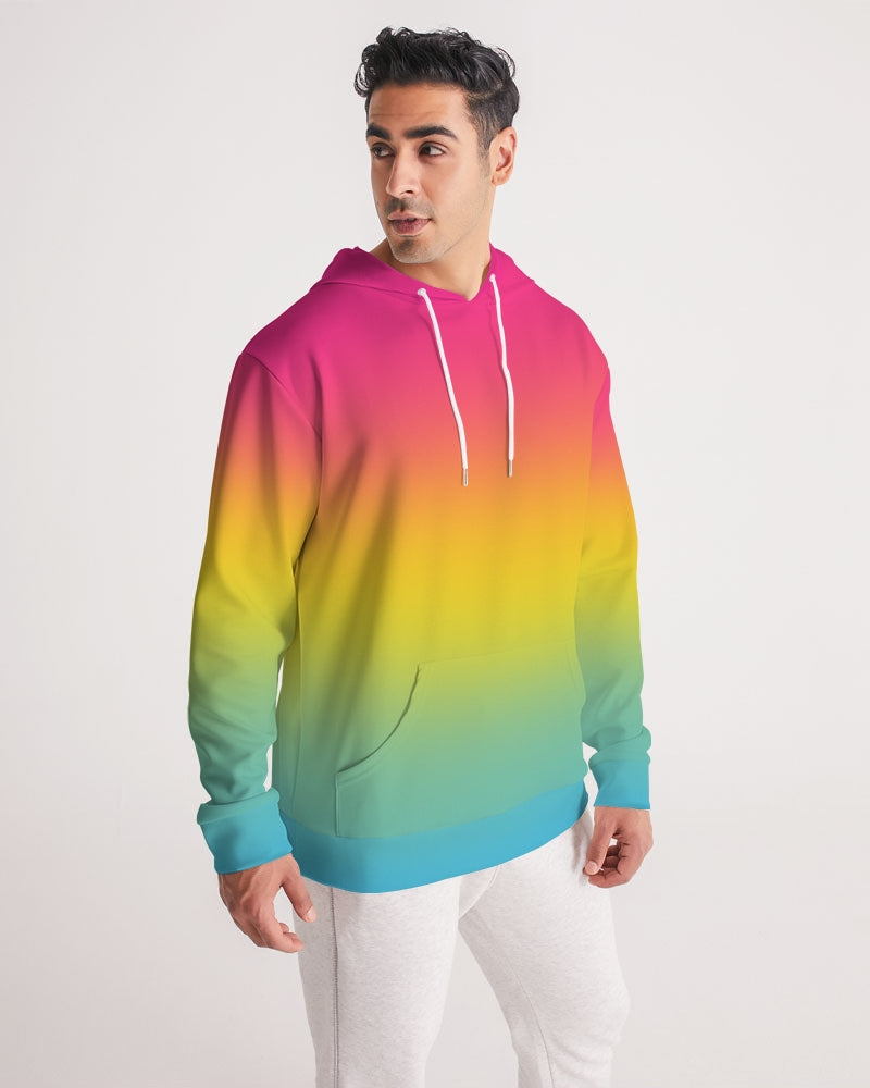 Pansexual Pride Flag Ombre Pullover Hoodie