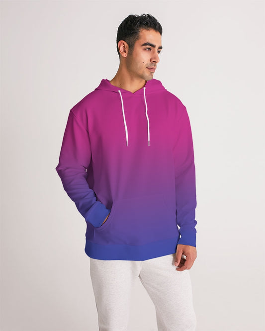 Bisexual Pride Flag Ombre Pullover Hoodie