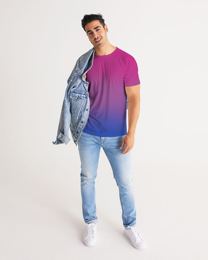 bisexual pride flag ombre t-shirt