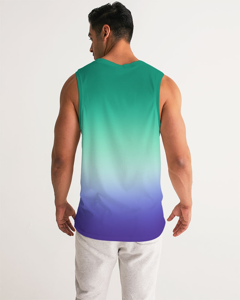 MLM Gay Pride Flag Ombre Sports Tank Top