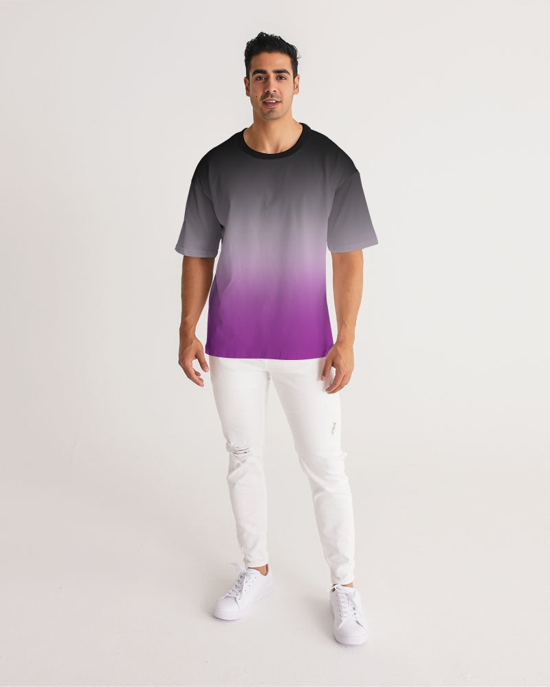 Asexual Pride Flag Ombre Heavyweight Oversize T-Shirt