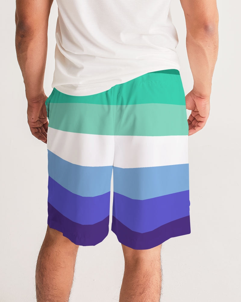 MLM Gay Pride Flag Jogger Shorts