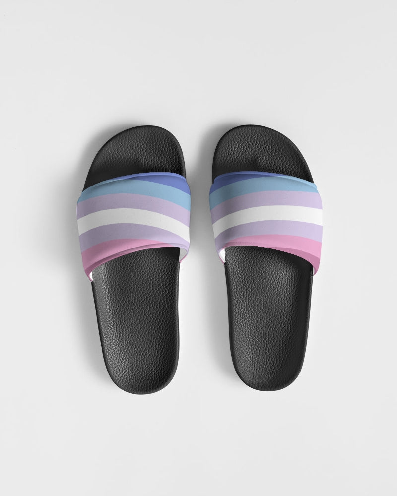 Bigender Pride Flag Slide Sandals Slip On