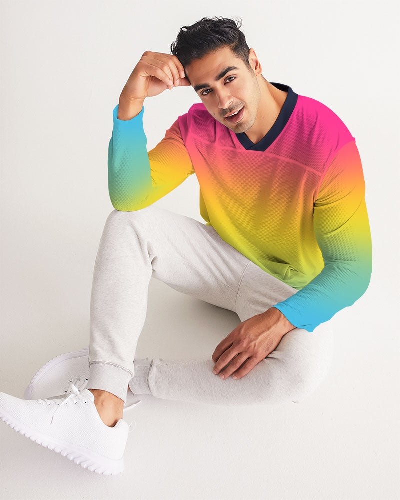 Pansexual Ombre Long Sleeve Jersey