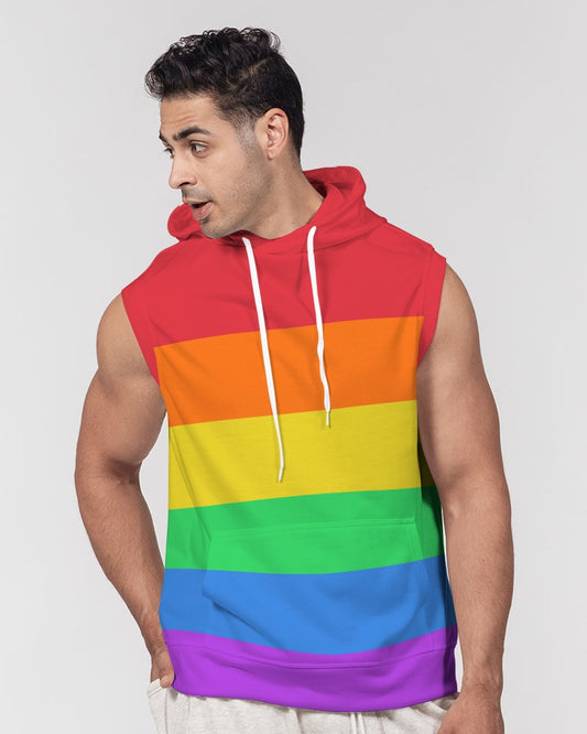 LGBT Pride Flag Sleeveless Pullover Hoodie