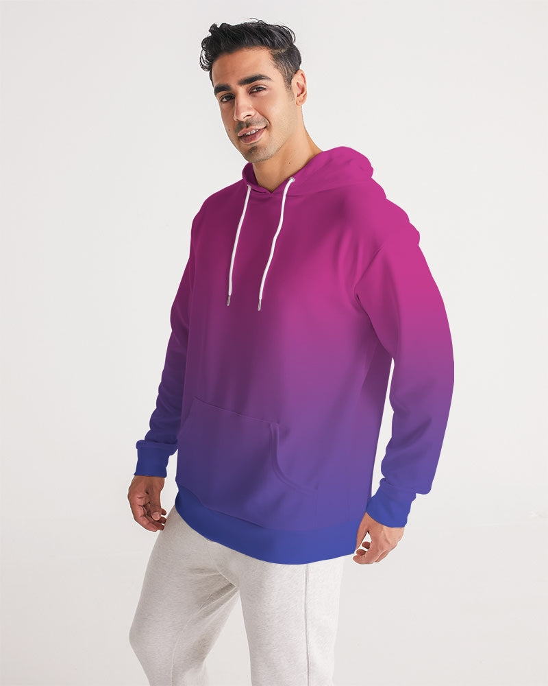Bisexual Pride Flag Ombre Pullover Hoodie