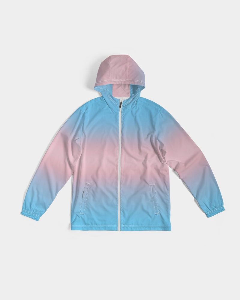 Transgender Pride Flag Ombre Windbreaker Jacket