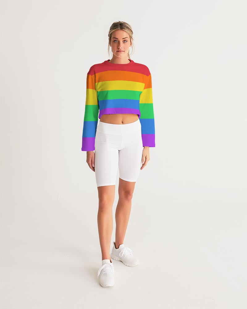 LGBT Pride Flag Cropped Sweatshirt Sweater