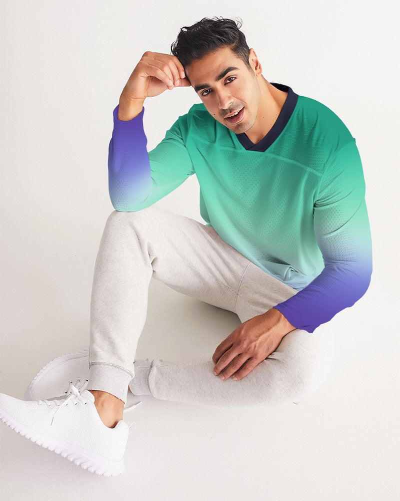 MLM Gay Pride Flag Ombre Long Sleeve Jersey