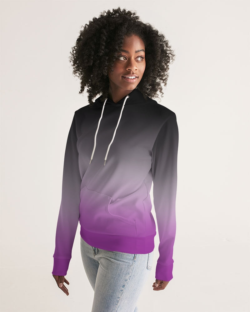 Asexual Pride Flag Ombre Pullover Hoodie