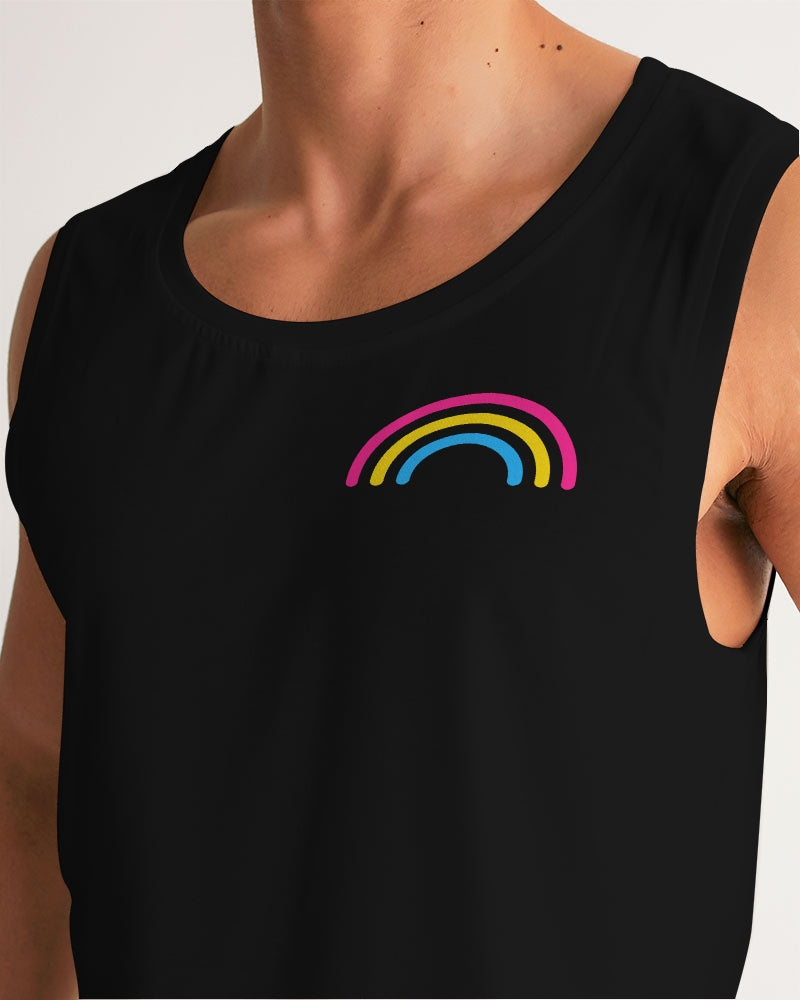 Pansexual Rainbow Pride Flag Sports Tank Top