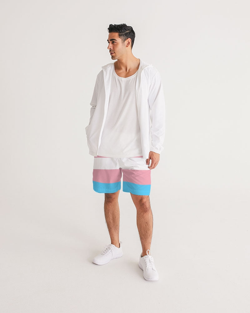 Transgender Pride Flag Sports Jogger Short