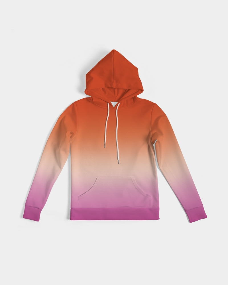 Lesbian Pride Flag Ombre Pullover hoodie