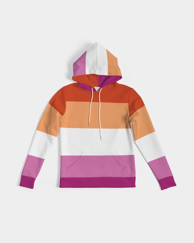 Lesbian Pride Flag Pullover Hoodie