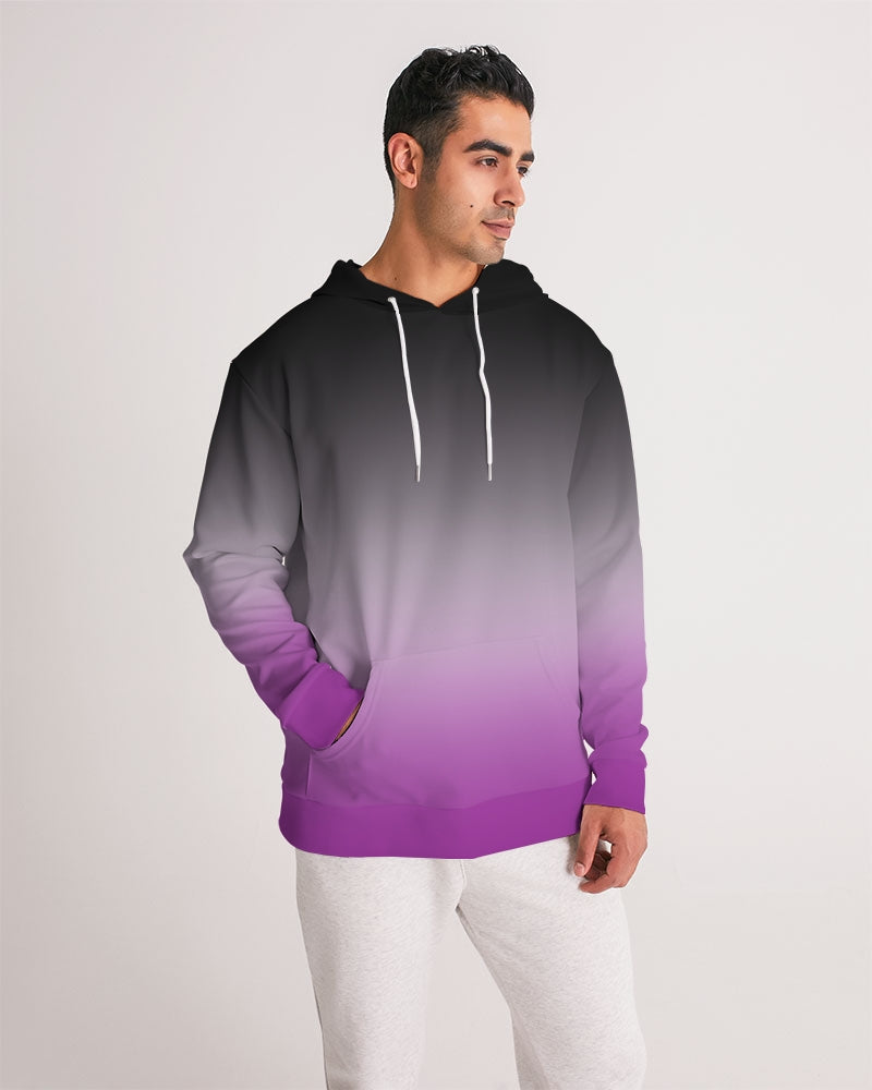 Asexual Pride Flag Ombre Pullover Hoodie
