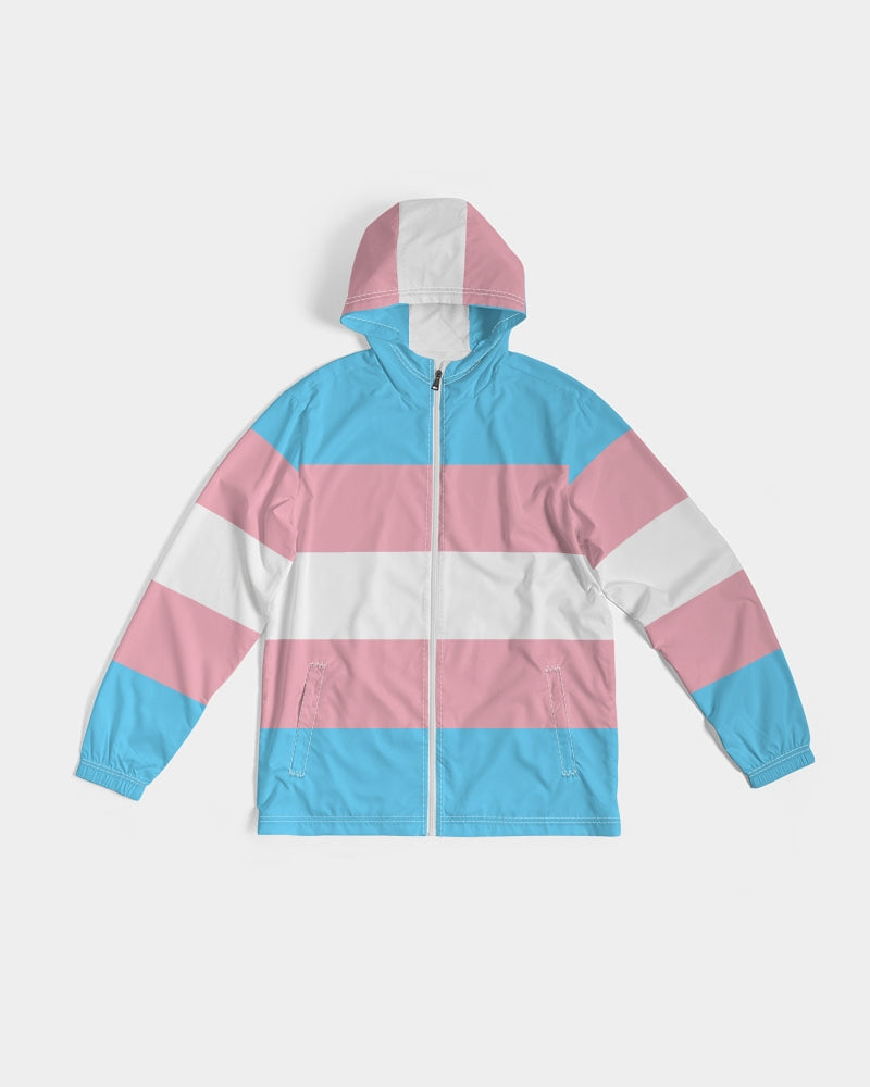 Transgender Pride Flag Windbreaker Jacket