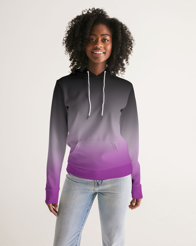 Asexual Pride Flag Ombre Pullover Hoodie