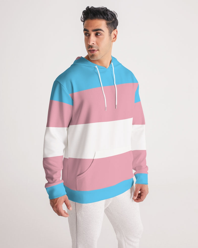 transgender pride flag pullover hoodie