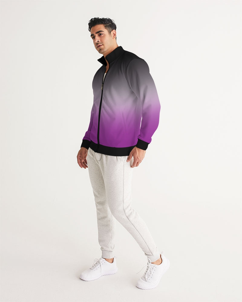 Asexual Pride Flag Ombre Track Jacket