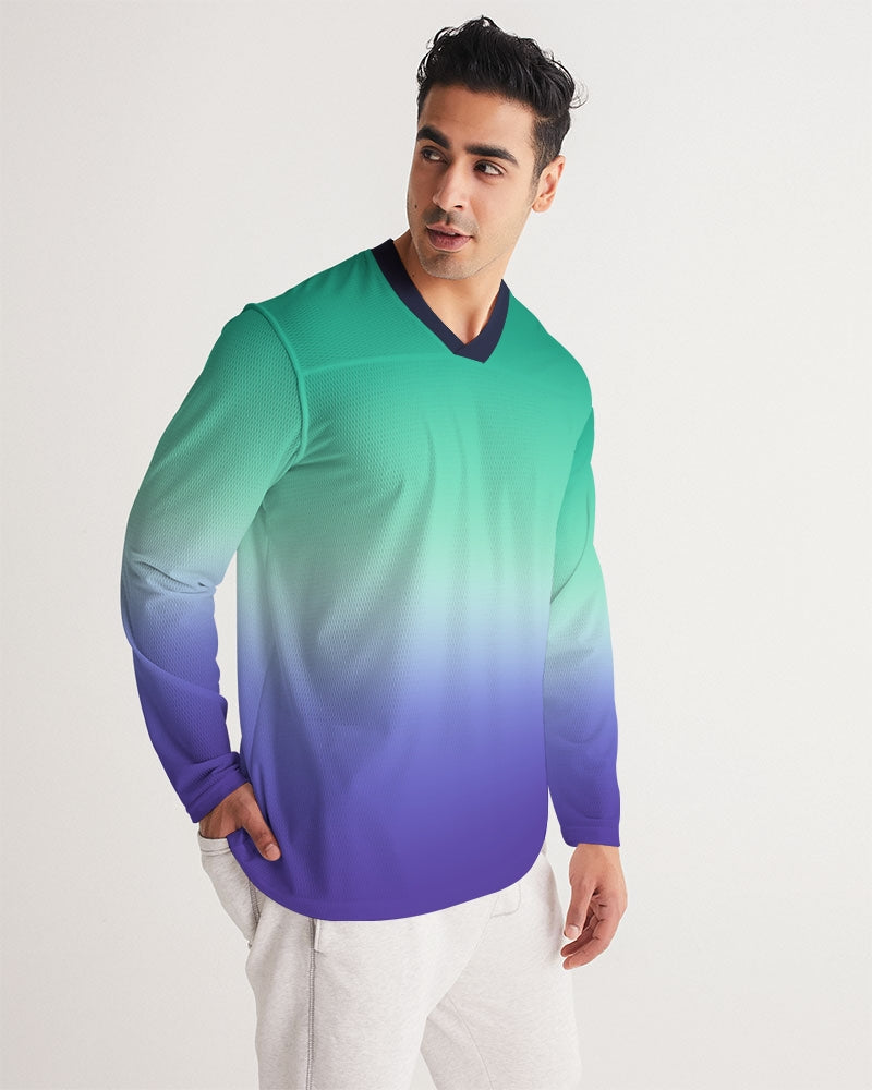 MLM Gay Pride Flag Ombre Long Sleeve Jersey