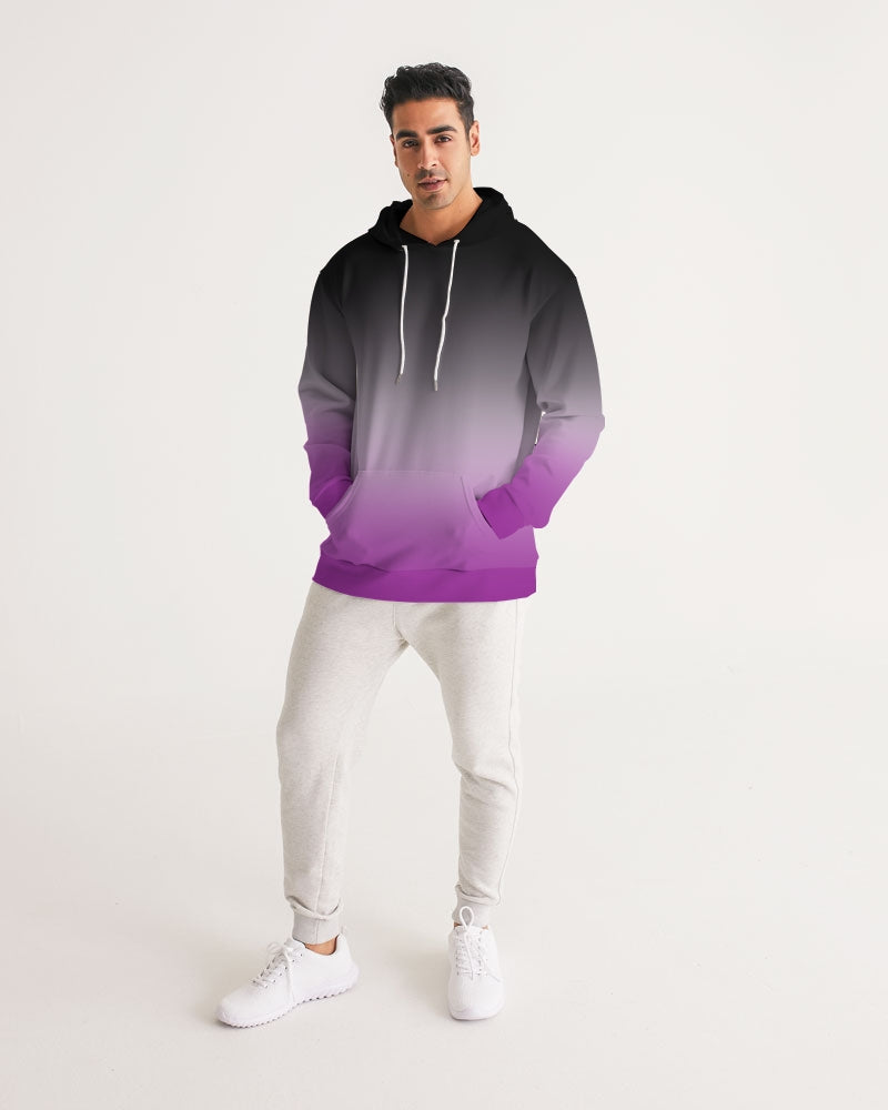 Asexual Pride Flag Ombre Pullover Hoodie