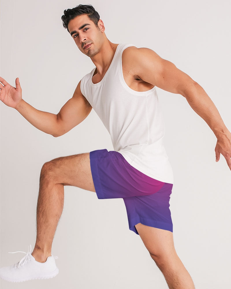 Bisexual Pride Flag Ombre Jogger Shorts