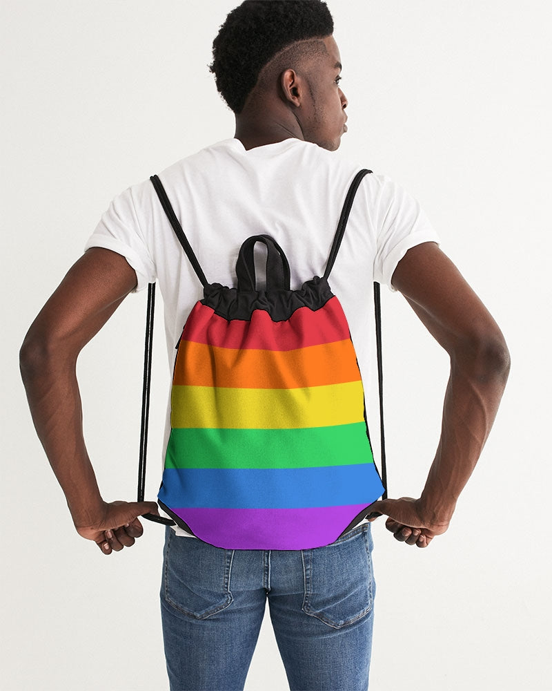 LGBT Pride Flag Canvas Draw String Bag