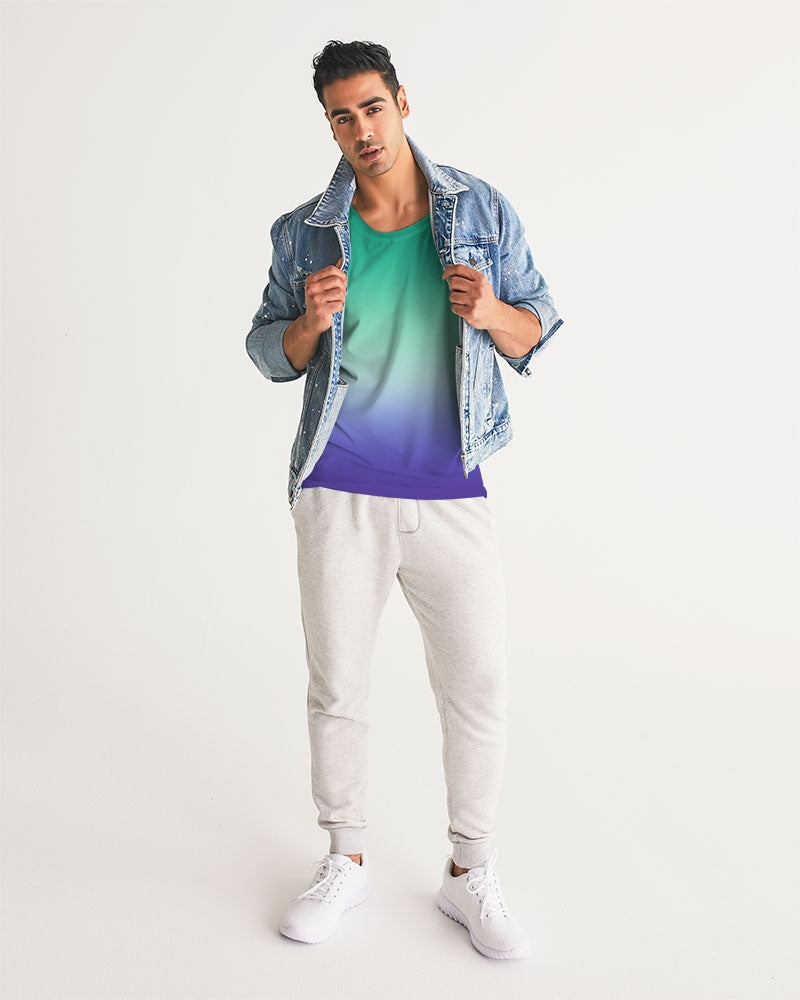 MLM Gay Pride Flag Ombre Sports Tank Top