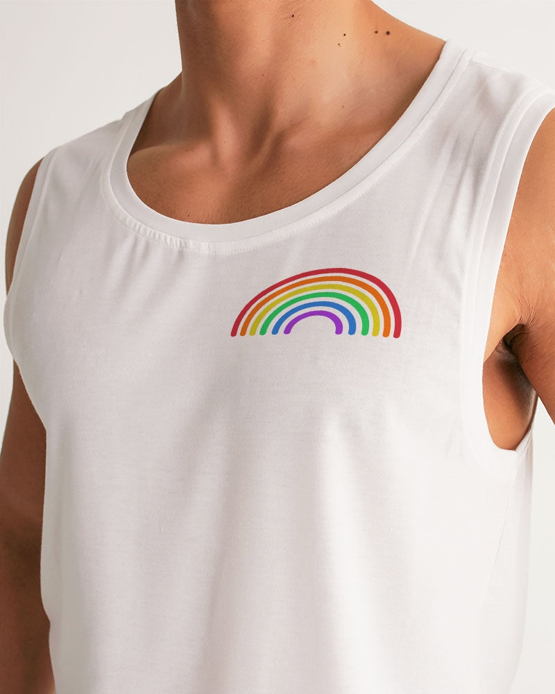 LGBT pride flag rainbow tank top