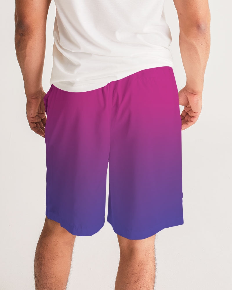 Bisexual Pride Flag Ombre Jogger Shorts
