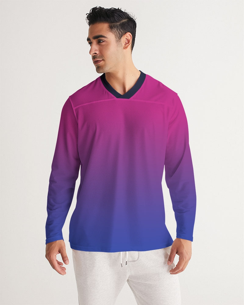 Bisexual Pride Flag Ombre Long Sleeve Jersey
