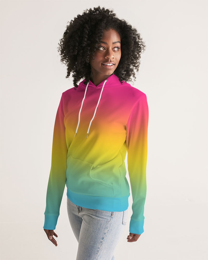 Pansexual Pride Flag Ombre Pullover Hoodie