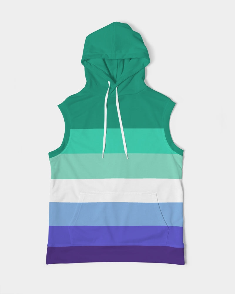 MLM Gay Pride Flag Sleeveless Pullover Hoodie