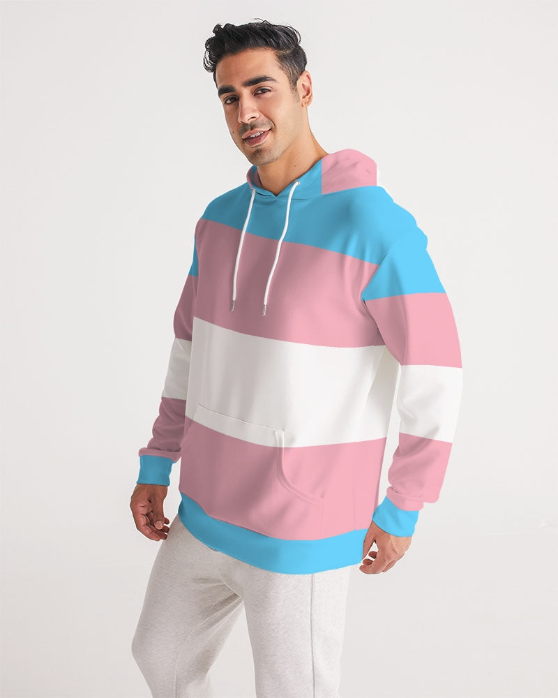 transgender pride flag pullover hoodie