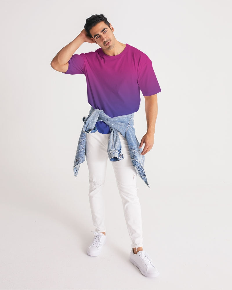 Bisexual Pride Flag Ombre Heavyweight Oversize T-Shirt
