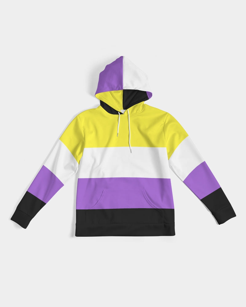 Non Binary Pride Flag Pullover Hoodie