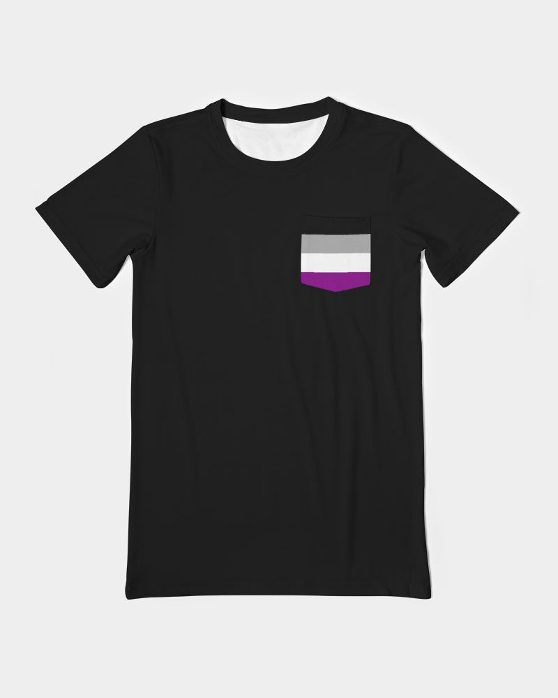 Asexual Pride Flag Pocket T-Shirt