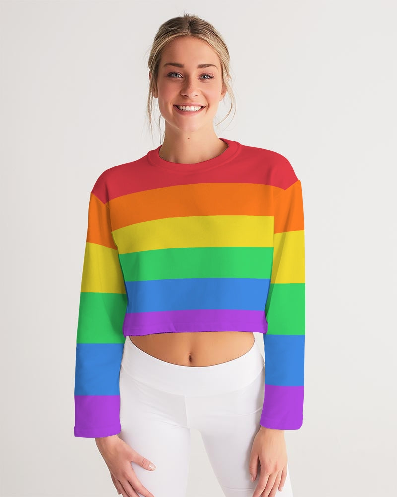 LGBT Pride Flag Cropped Sweatshirt Sweater