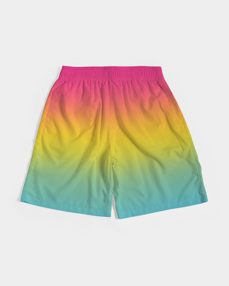 Pansexual Pride Flag Ombre Jogger Shorts