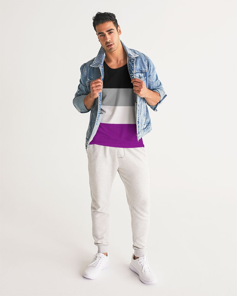 Asexual Pride Flag Sports Tank Top
