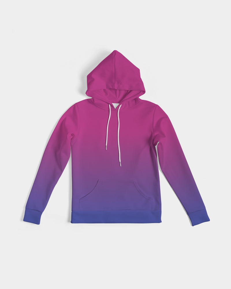 Bisexual Pride Flag Ombre Pullover Hoodie