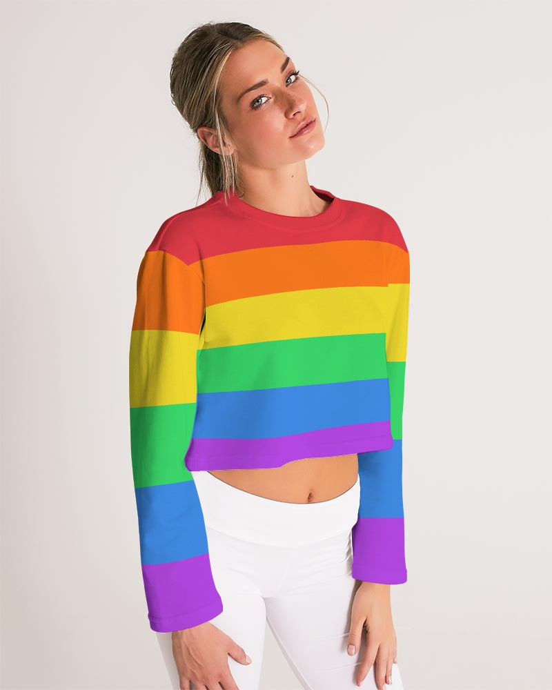 LGBT Pride Flag Cropped Sweatshirt Sweater
