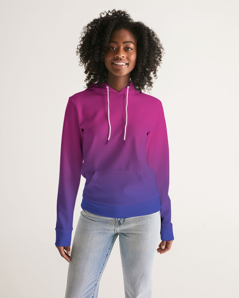 Bisexual Pride Flag Ombre Pullover Hoodie