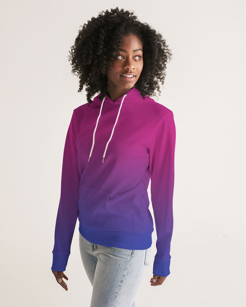 Bisexual Pride Flag Ombre Pullover Hoodie
