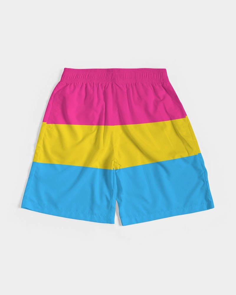 Pansexual Pride Flag Jogger Shorts