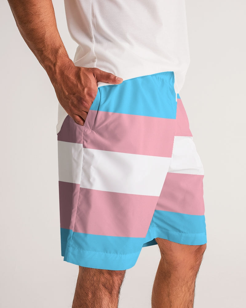 Transgender Pride Flag Sports Jogger Short