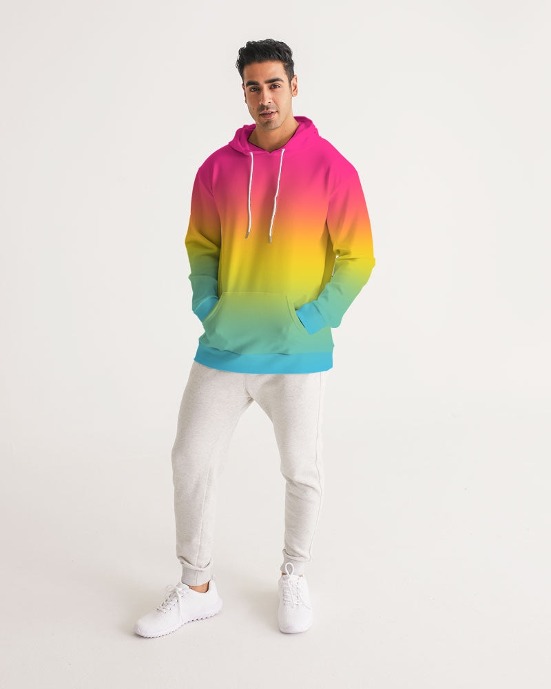 Pansexual Pride Flag Ombre Pullover Hoodie