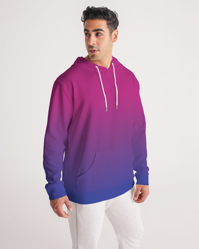 Bisexual Pride Flag Ombre Pullover Hoodie